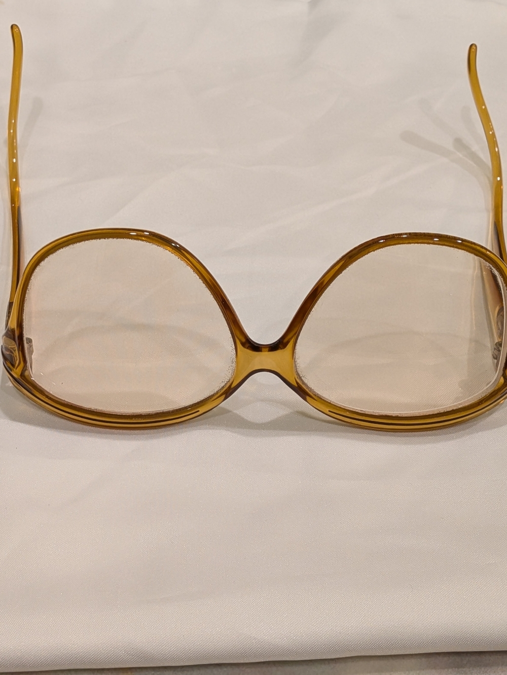 Christian Dior Women's Oversized Amber/Brown Gradient Glasses Frames - VINTAGE - Picture 2 of 8